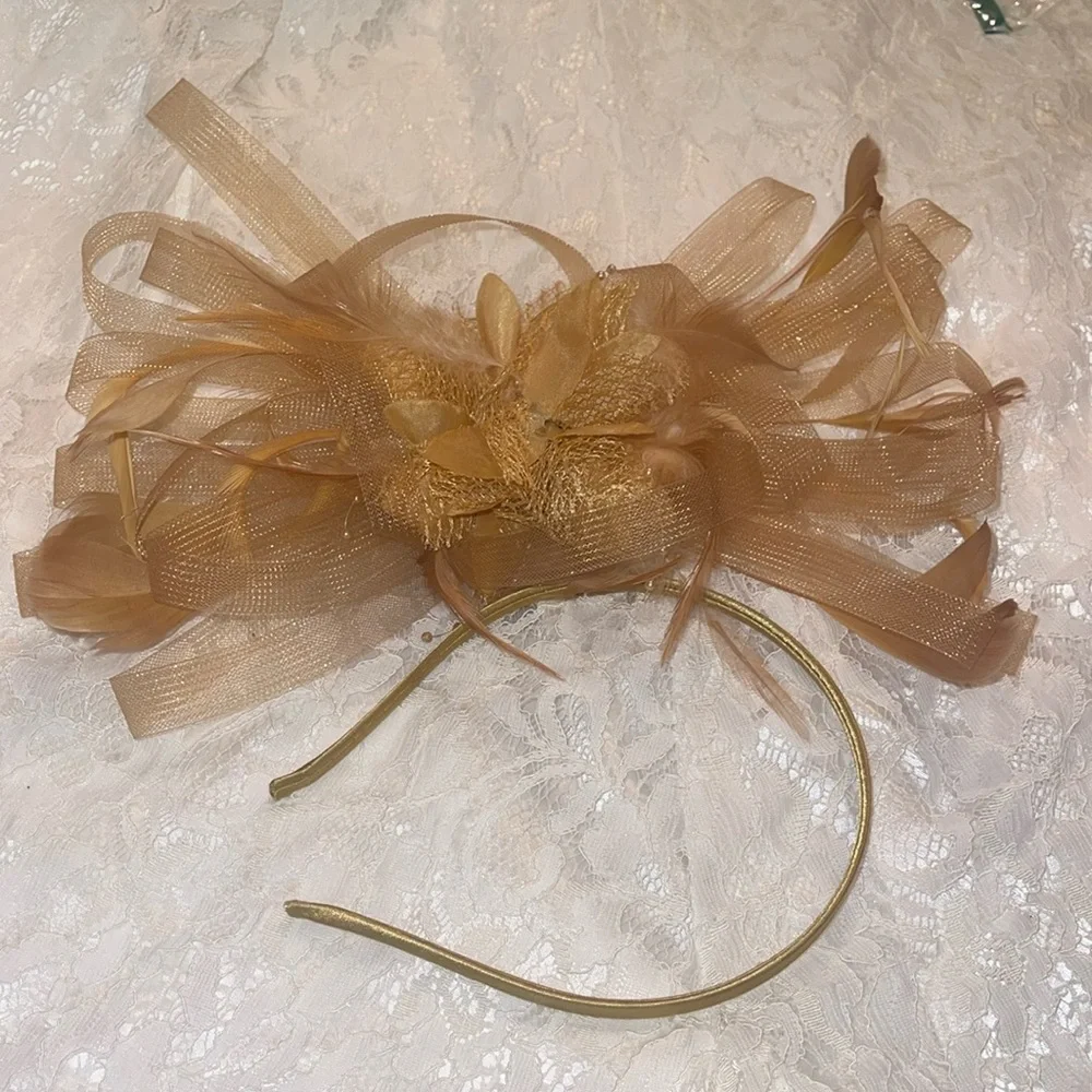 Tulle Fascinators Tea Party Kentucky Derby, Cocktail, Wedding Fancy Dress